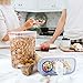 Cereal Containers,MCIRCO Upgraded Airtight Lids Cereal dispenser Food Storage Container Set of 4