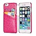 iPhone 6S Plus Case, iPhone 6 Plus Case, Joopapa iPhone 6/6S Plus Wallet Case, Leather Wallet Case back Cover with 2 Credit Card/ID Card Slots for Apple iPhone 6S Plus / iPhone 6 Plus (Pink)