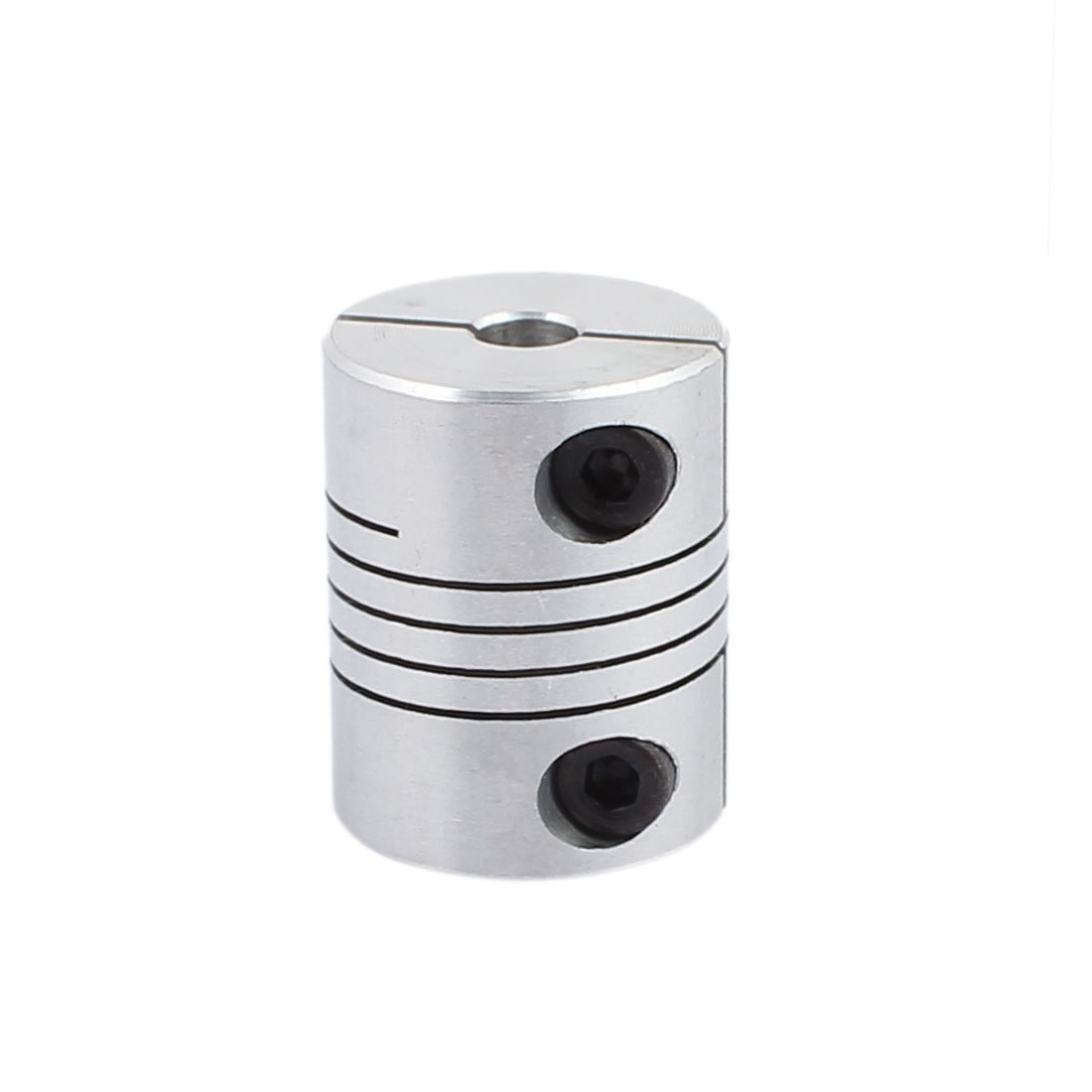 Sourcingmap 5mm to 5mm Shaft Coupling 25mm Length 20mm Diameter Stepper Motor Coupler Aluminum Alloy Joint Connector for 3D Printer CNC Machine DIY Encoder