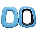 Poyatu Ear Pads+Headband Top Cushion Pillow Set for Logitech G430 G930 Headphones Replacement Ear Cushion Earpads Earbuds Blue