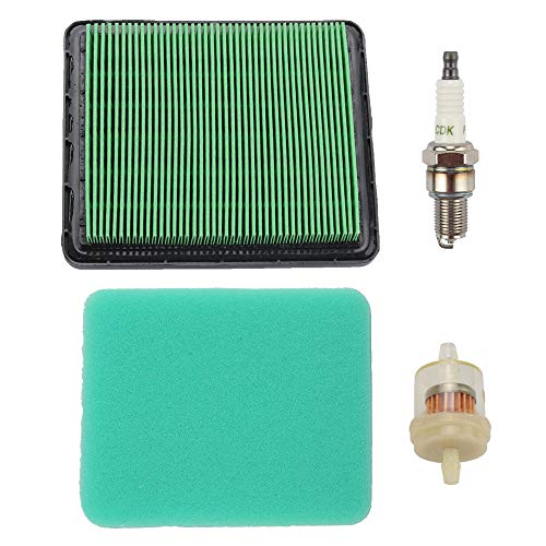Harbot GCV160 17211-ZL8-023 Air Filter with Fuel Filter Spark Plug for Honda GC135 GC160 GC190 GCV135 GCV190 GX100 Engine