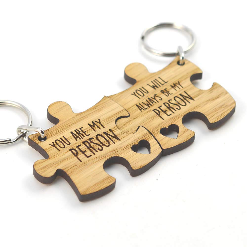 You're My Person You'll Always Be My Person, Grey's Anatomy Inspired Keyring Set, Greys You Are My Person You Will Always Be My Person Gift