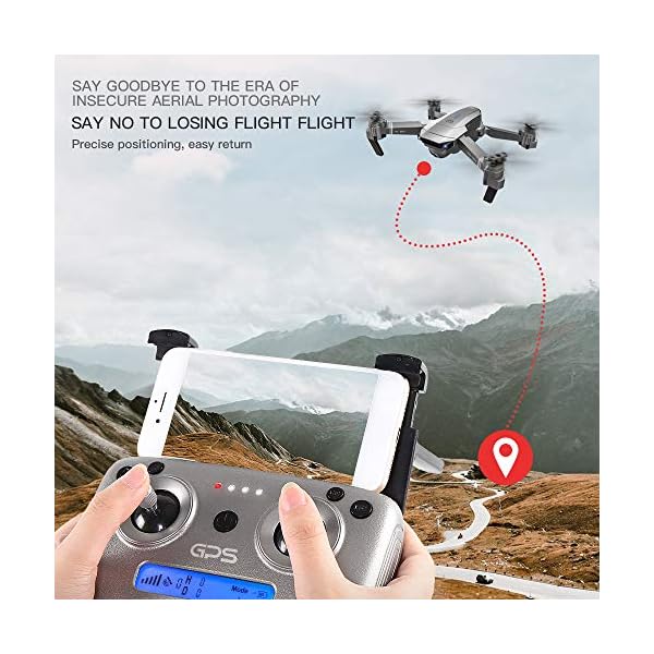 SG907 5G WiFi 1080P Drohne mit Dual Kamera GPS Optischer Fluss Positionierung MV Schnittstelle Follow Me Geste Fotos… – Bild 7