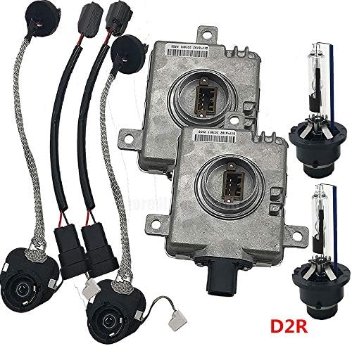 JJZXZQ Xenon HID Headlight D2S D2R Ballast And Wire Compatible with W3T19371 W3T16271 W3T20671 W3T20971,A2
