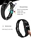 Heart Rate Fitness Tracker Ativafit Sleep Monitor Calorie Counter Activity Tracker Smart Bracelet for iPhone & Android Phone
