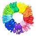 Dusico&reg; Party Balloons 12 Inches Rainbow Set (100 Pack), Assorted Colored Party Balloons Bulk, Made with Strong Latex, for Helium Or Air Use. Birthday Balloon Arch Supplies, Decoration Accessory