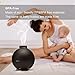 600ml Ultrasonic Oil Diffuser, Paxamo High Capacity Globe Diffuser, Premium Therapy Air Freshener, Working Overnight for Large Room