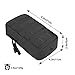G4Free 2 Pack Tactical Molle Pouches Compact Utility EDC Waist Bag Pack Small Gear Gadget for Chest Vest Tactical Backpack(Black)