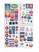 Musical.ly Stationery Combo-Pack • Pencils - Pens - Eraser - 75 stickers - Notebook - Metal Pencil Case - Ruler - Sharpener