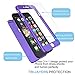Tekcoo for iPhone 7 Plus Case, [T360 HY] Ultra Thin Full Body Coverage Protection Scratch Proof Hard Slim Hybrid Cover Shell with Tempered Glass Screen Protector for iPhone 7 Plus(5.5 inch) [Purple]