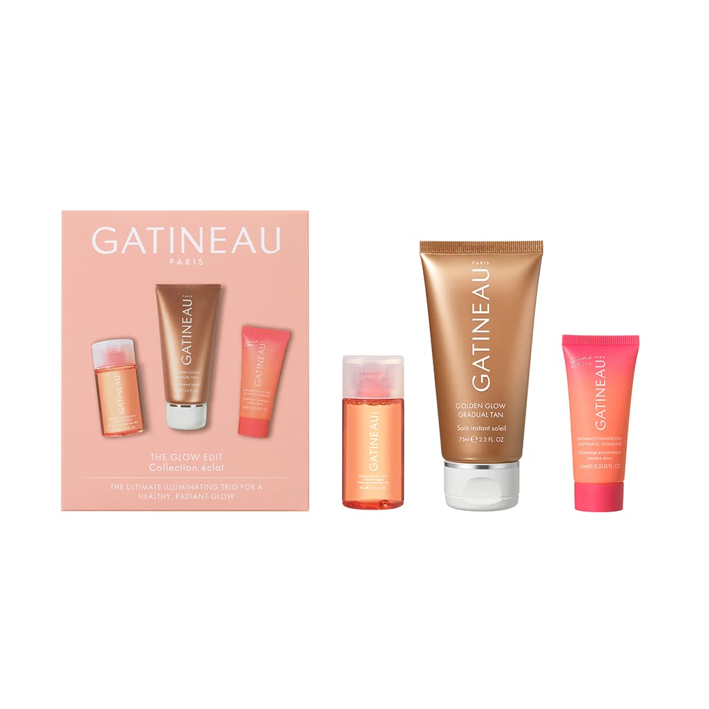 Gatineau - The Glow Edit Discovery Collection - Gradual Tan, Glow Tonique + Enzyme Exfoliating Gommage, Travel or Trial Gift Set — image 1