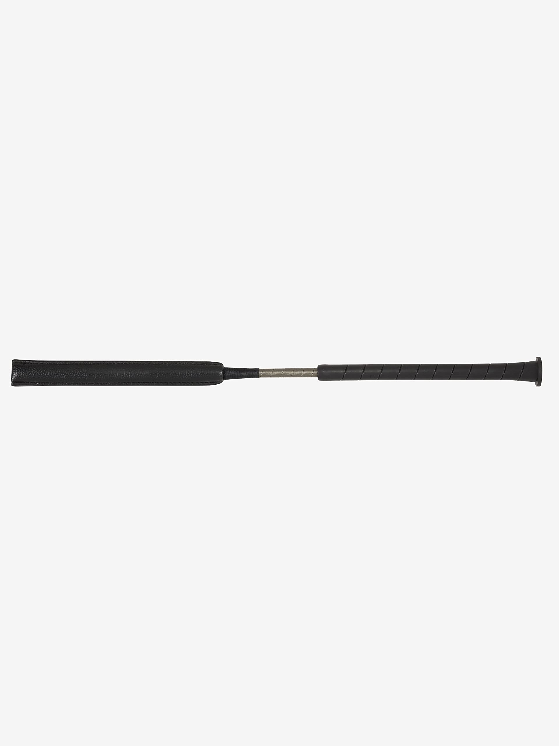 LeMieux Jumping LeBaton Whip 57cm in Grey - Horse Riding Crop for Equestrian Training - Comfortable Soft PU Leather Stick with Shock Absorbing Pad