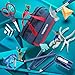 WORKPRO 23-Piece Children's Tool Set with Real Hand Tools, Safety Goggles, Storage Bag for Beginner, Kids Learning - Blue, Age 6+