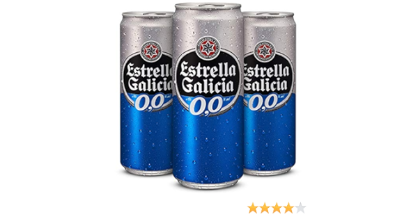 Cerveza Estrella De Galicia - Paquete de 24 x 330 ml - Total: 7920 ml