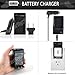 2 Pack Battery and Charger Kit Bundle for Olympus Tough TG-Tracker, TG-5, TG-2iHS, TG-3, TG-4 Waterproof Digital Camera Includes 2 Replacement (1500Mah) LI-90B, LI-92B Batteries + Charger + More