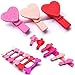 Sandistore 12Pcs Mini Heart Love Wooden Clothes Photo Paper Peg Pin Clothespin Craft Clips