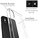 iPhone X Case, Luvvitt Clear View iPhone X Case with Hybrid Scratch Resistant Back Cover and Shock Absorbing Bumper for Apple iPhone X 10 (2017) - Crystal Clear