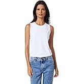 Tank Tops for Women, Sleeveless High Neck Tank Tops Fashion Summer Casual Basic Cotton Halter Tops for Women, Regular Fit