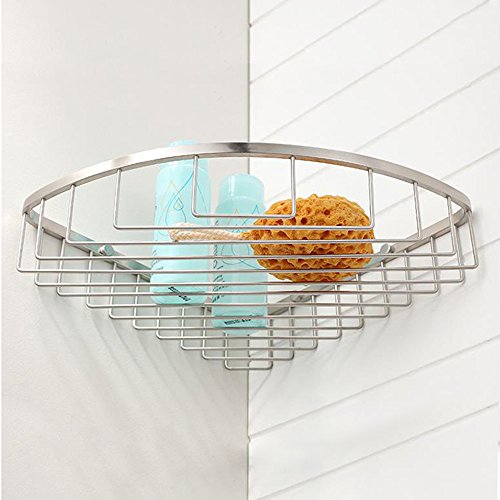 Taozun SUS 304 Stainless Steel Shower Caddy Basket Triangular Wall