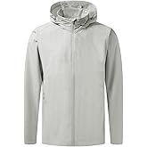 M MAELREG Mens Lightweight Jackets Water Resistant Windbreaker Packable Hooded Golf Jacket Men for Running Hiking