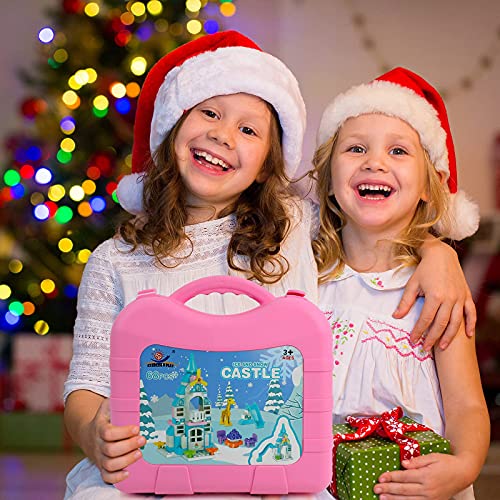 EP EXERCISE N PLAY Frozen Castle Classic Building Kit for Toddlers, Ice