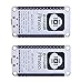 (2 Pack) ESP8266 microcontroller NodeMCU Lua WiFi with CP2102 USB