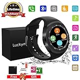 Bluetooth Smart Watch Touchscreen with Camera,Unlocked Watch Cell Phone with Sim Card Slot,Smart Wrist Watch,Waterproof Smartwatch Phone for Android Samsung IOS Iphone 7 6S Men Women Kids