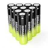 10pcs SKYWOLFEYE 18650 Battery 5800mah 3.7v Li-ion Rechargeable Batteries