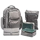 Large Capacity Diaper Bag Backpack- with YKK Zippers