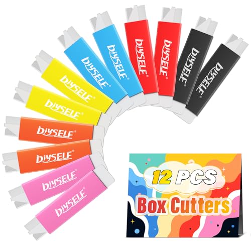 DIYSELF Box Cutter Retractable Utility Knife
