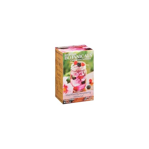 Bigelow Botanicals Cold Water Infusion Blackberry Raspberry Hibiscus Tea Bags