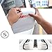 YOUNGFLY 2pcs Car Rear View Mirror Stickers Decor DIY Car Body Sticker Side Decal Stripe Decals SUV Vinyl Graphic Orange