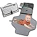 Baby Diaper Changing Station by NimNik, Fashionable Portable Table Pad Change Mat for Travel Home | Perfect Shower Present for Mom of Newborn Boys Girls