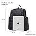 SoHo Manhattan Diaper Backpack Bag 5pc, Black