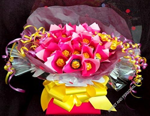 Sweety candy trees ~ Chupa Chups Lolly Lollies Bouquet ~ Personalised ~ Delivered in Patterned Gift Box