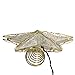 Kurt Adler 10 Light 8.5-Inch Gold Reflector Star Treetop