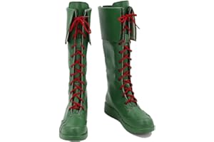 YUANPLATE Damian Wayne Robin Cosplay Shoes Boots Adult Party Long Boots Costume Shoes Prop