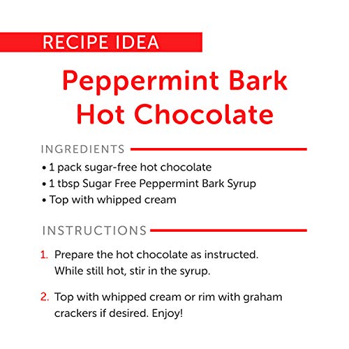 Jordan's Skinny Syrups Peppermint Bark, Sugar Free Coffee Flavoring