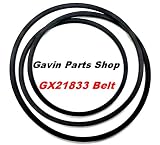 Gavin parts shop GX21833 Lawn Mower Belt Replaces John Deere GX20571 D150 D160 L120 L130 145 155 fits Stens 265-238