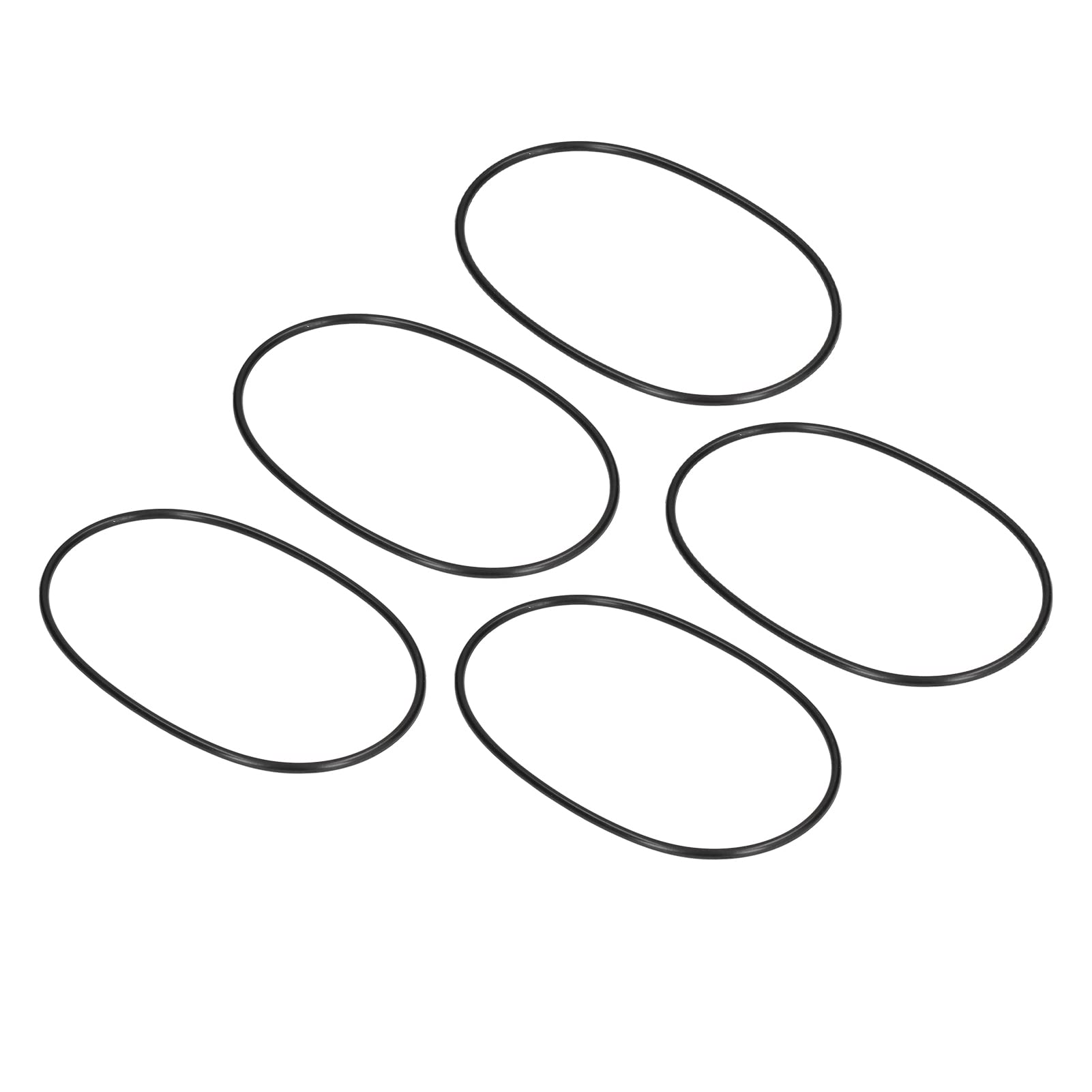 Round Rubber Belt, Shock Relieve Movement Low Noise 5Pcs Transmission Belts Protective for Sewing Machine for Recorder(5405-0005-0653)