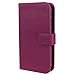 Abacus24-7 [Pocket Book] BLU Studio 5.0 II [D532u] Leather Wallet Case with Stand and ID Card Holder, Purple