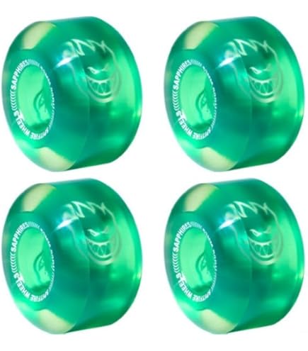 Amazon.com: Spitfire Wheels Sapphires 90du 56mm Clear - Blue