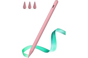 iPad Pencil 2nd Generation with Palm Rejection, JAMJAKE 2X Fast Charge Active Pencil Compatible with iPad Pro 11&12.9", iPad 10th/9th/8th/7th/6th, iPad Air 3rd/4th/5th, iPad mini 5th/6th-Pink