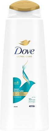 Dove Daily Moisture 2 in 1 Shampoo & Conditioner 6 x 400ml view 2