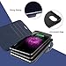 TAKEN DIRECT Compatible iPhone 8 Plus / 7 Plus Leather Wallet Case Replacement for iPhone 8 Plus/iPhone 7 Plus Flip Case/Cover with Rubber Edge, for Women, Men, Boys, Girls, 5.5 Inch (Blue)