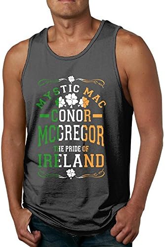 LIMEI Men Conor Mcgregor Logo Ufc Short Sleeve Tshirts