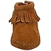 Minnetonka Back Flap Bootie (Toddler),Brown,4 M US Toddler
