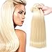 FASHION QUEEN Hair 613 Blonde Hair Bundles, Silk Straight Brazilian Virgin Hair, Honey Blonde Unprocessed Human Hair(12/12/12inch)