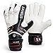Valorsports Professional Fingesave Adult Kid Hand Palm Natural Latex Goalkeeper Gloves JA383 (Black, 7)