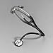 3M Littmann Master Cardiology Stethoscope, Black Tube, 22 inch, 2159